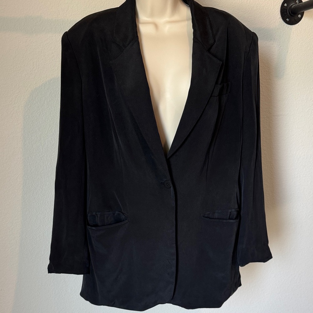 Patrick Collection Silk Blazer - image 1